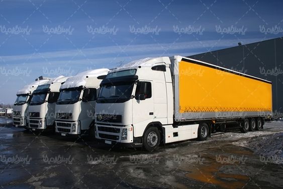 کامیون تریلی ترانزیت حمل بار باربری
