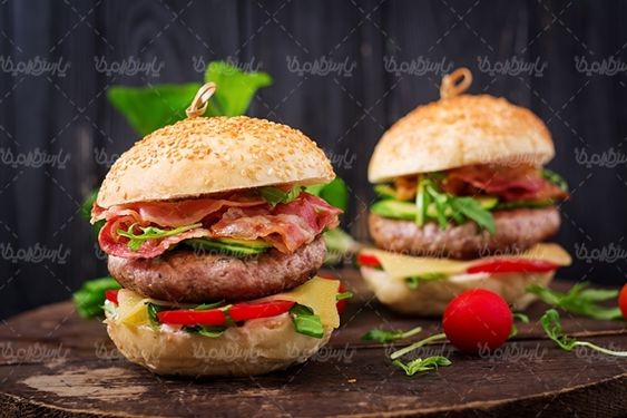 اغذیه فست فود رستوران چیزبرگر