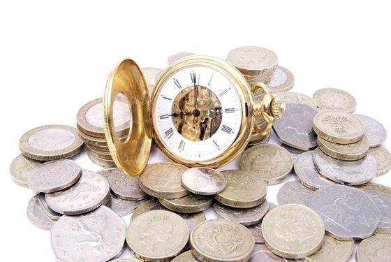 ساعت کوکی  ارزش زمان TIME IS MONEY