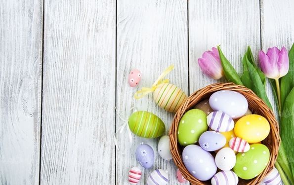 عید نوروز بهار تخم مرغ رنگی