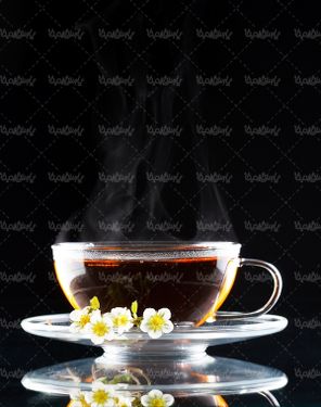 فنجان چای کافی شاپ دمنوش گیاهی