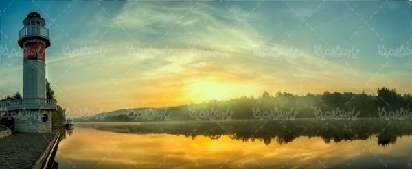 منظره چشم انداز طلوع خورشید