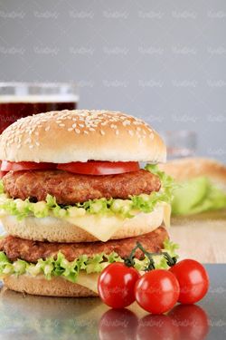 ساندویچ اغذیه فست فود رستوران