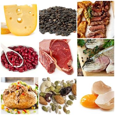 مواد غذایی حبوبات گوشت پروتئین
