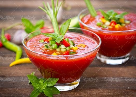 gazpacho سوپ رستوران soup