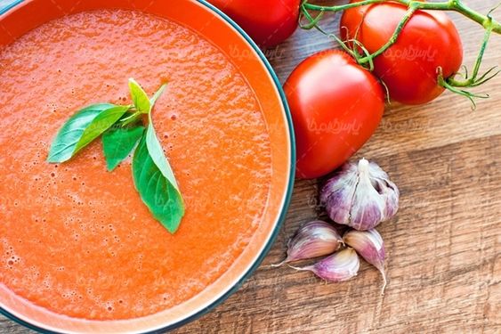 gazpacho سوپ رستوران soup