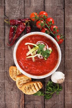 gazpacho سوپ رستوران soup