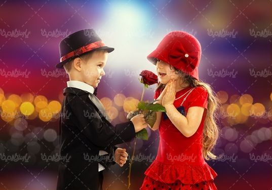 دختربچه پسر بچه آتلیه مدل آتلیه گل رز