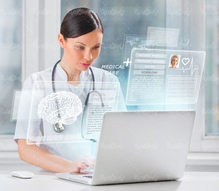 پزشکی دکتر عکس گرافی بیمار