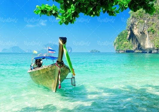 دریای آبی آسمان آبی