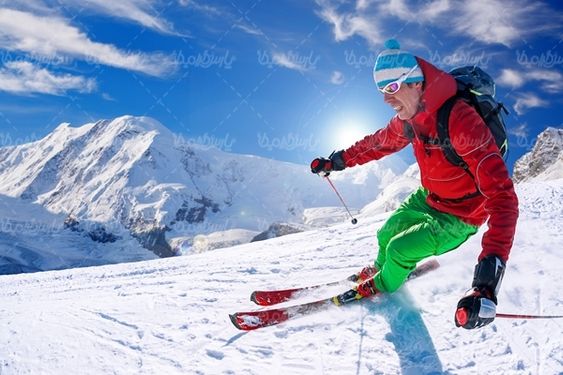 کوهنورد کوهستان برف