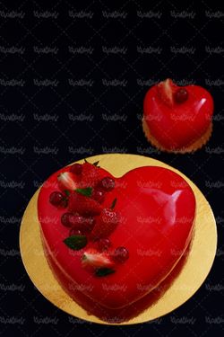 کیک قلبی