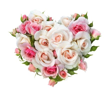 دسته گل قلبی