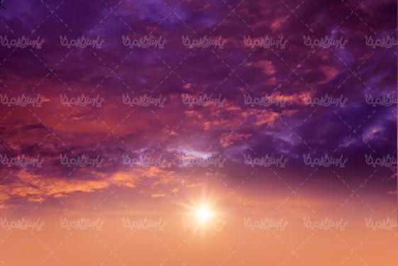 چشم انداز غروب آفتاب
