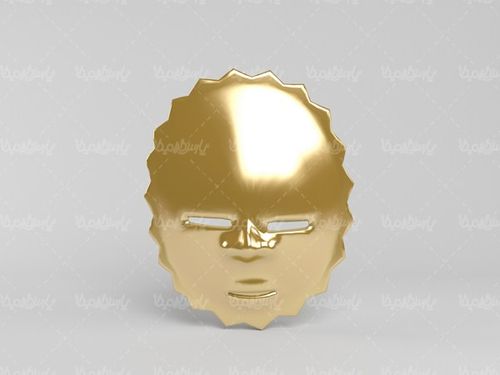 Golden mask