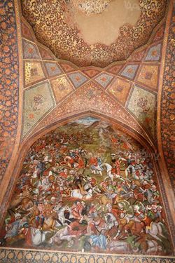 نقاشی کاخ چهل ستون