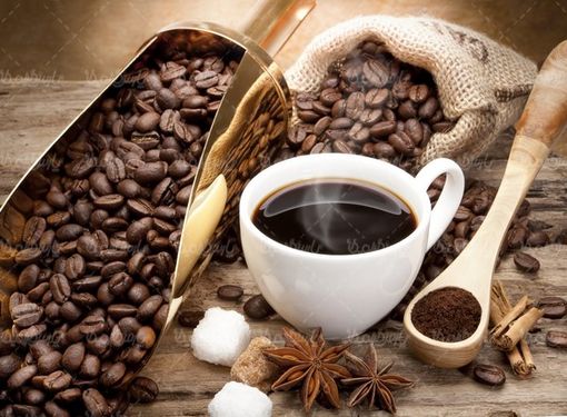 دانه های قهوه