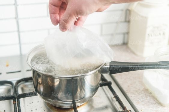 Boiling water