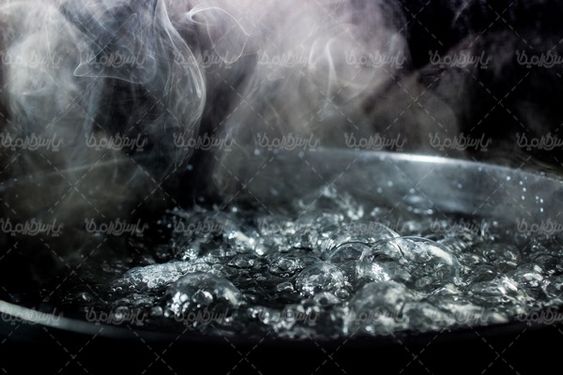 Boiling water