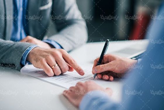 Signing the contract