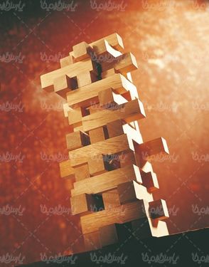 آجر چوبی اسباب بازی