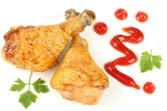 مرغ سرخ شده