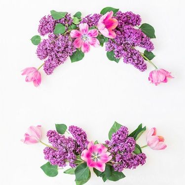 حاشیه گل طبیعی
