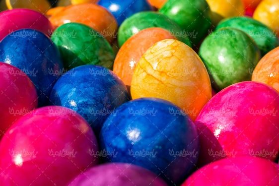 Colored eggs