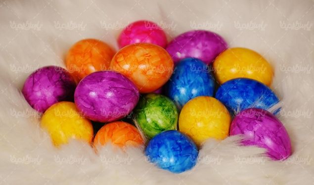 Colored eggs