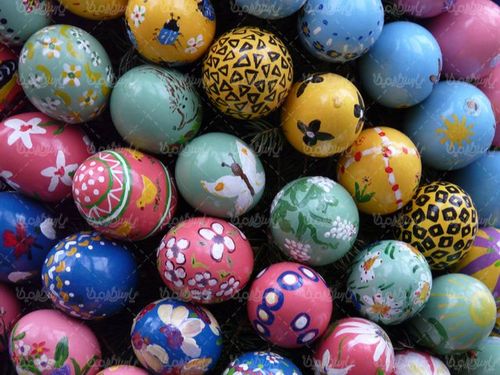 Colored eggs