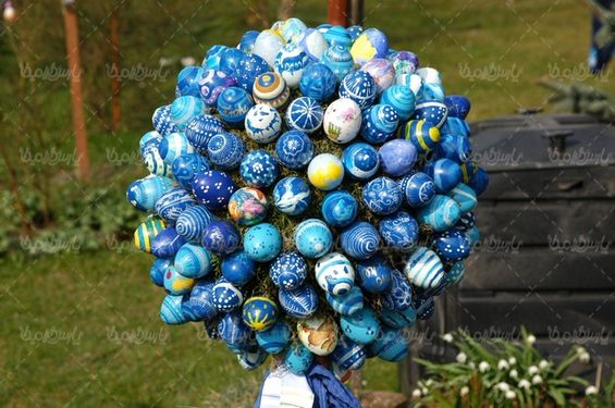 Colored eggs