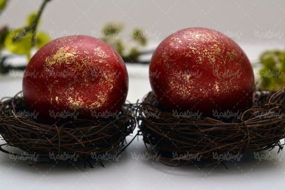 عکس با کیفیت تخم مرغ رنگی