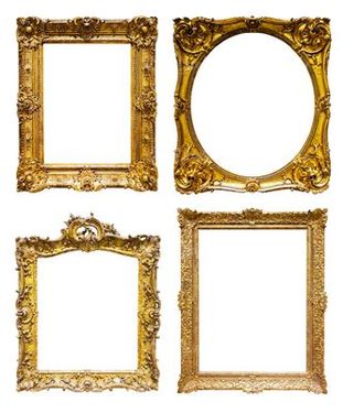 wooden frame