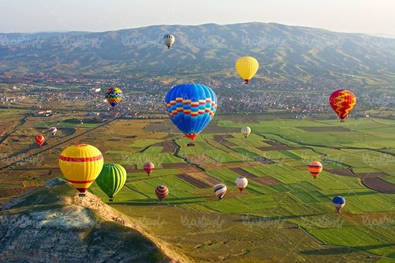 تصویر با کیفیت بالون سواری