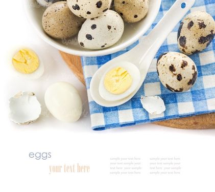 Quail eggs