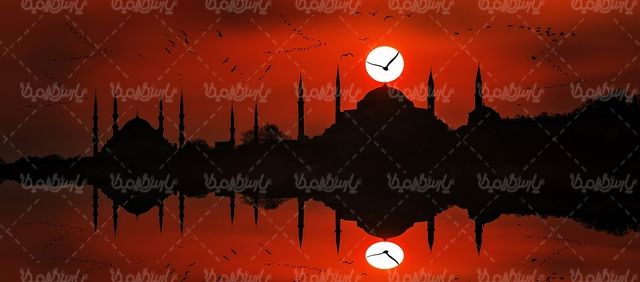 چشم انداز غروب آفتاب