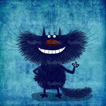 Cartoon cat