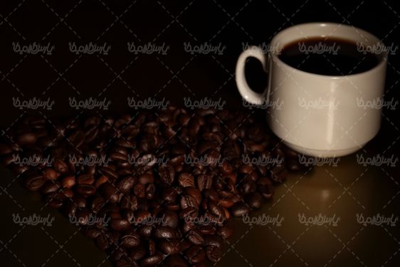 عکس با کیفیت فنجان قهوه