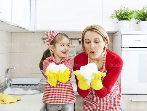 mother and daughter
