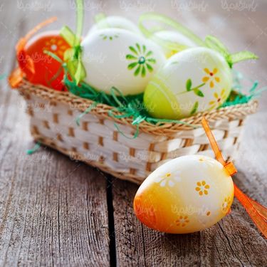 Colored eggs