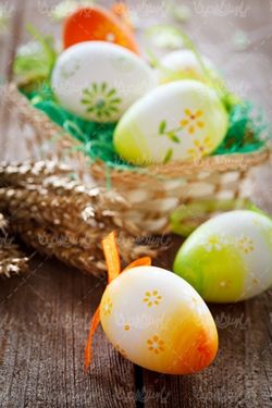 Colored eggs