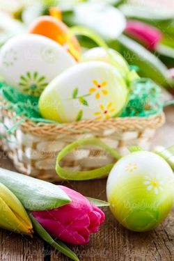 Colored eggs