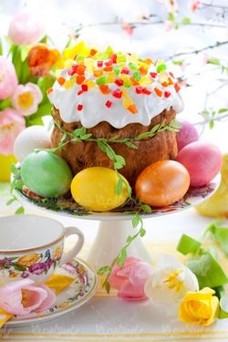 Colored eggs