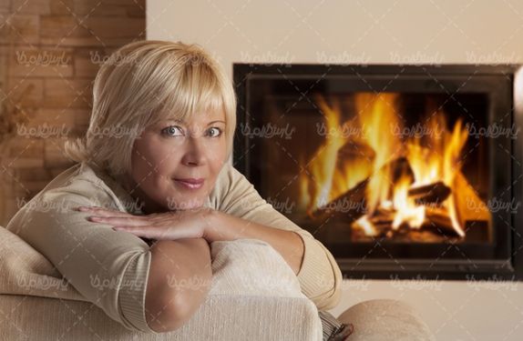 عکس با کیفیت شومینه