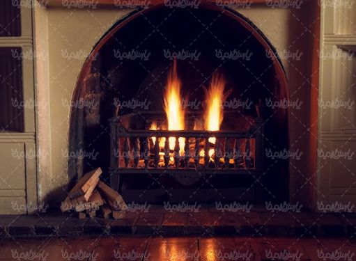 عکس با کیفیت شومینه