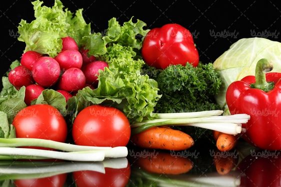 تصویر با کیفیت سبزیجات