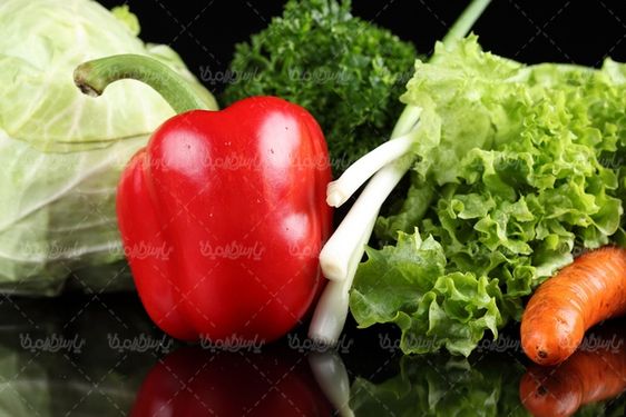 تصویر با کیفیت سبزیجات