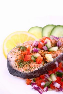 عکس با کیفیت گوشت ماهی