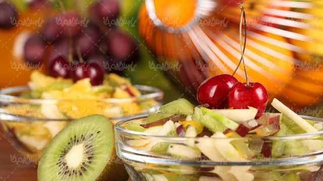 تصویر با کیفیت سالاد میوه