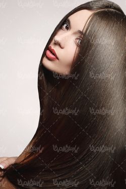 عکس با کیفیت موی کراتینه زن